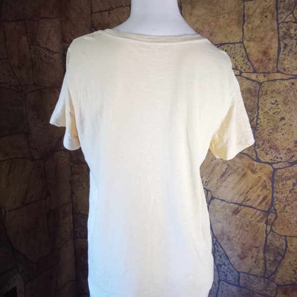 Denver Hayes Light Yellow Short Sleeve Tee - Picture 4 of 4